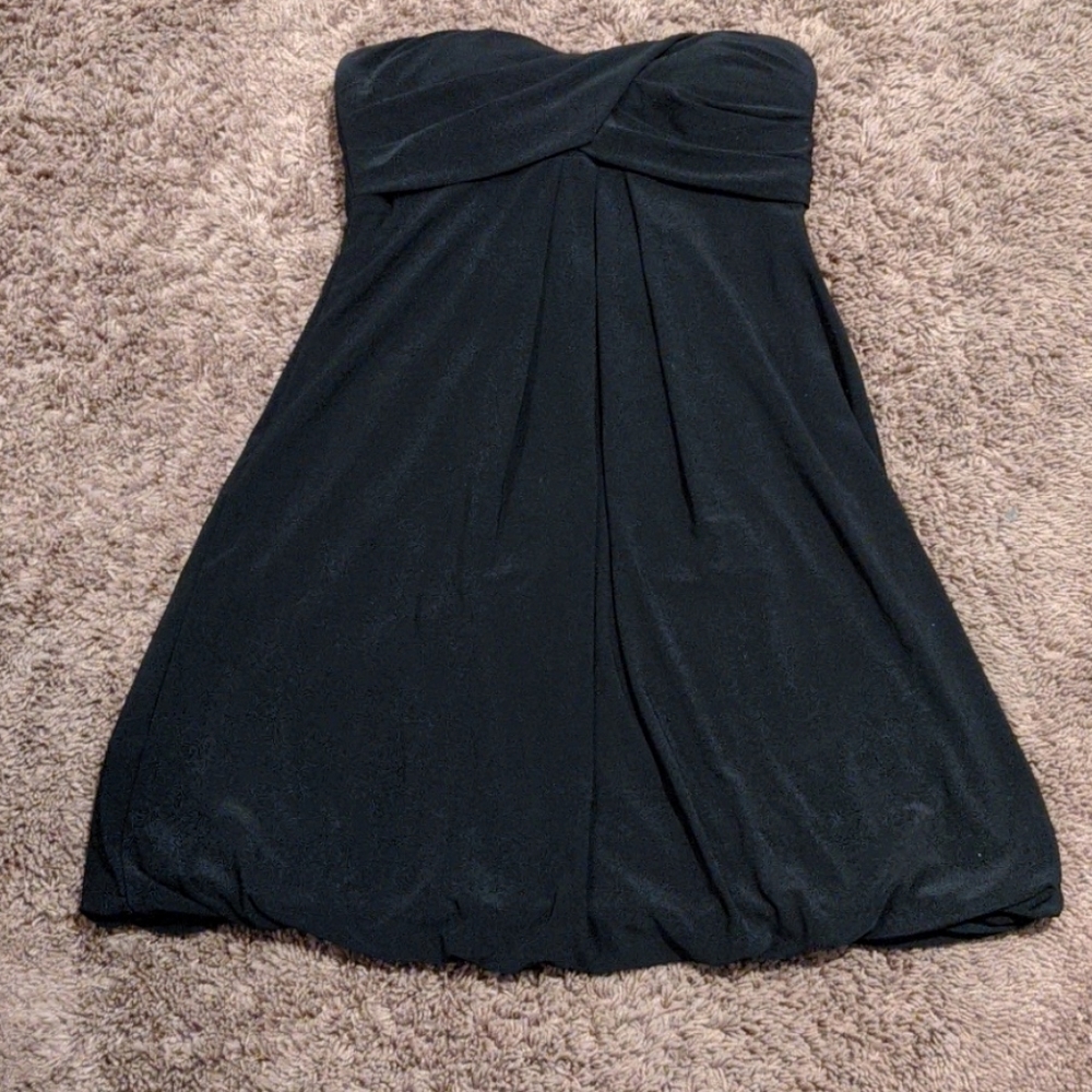 Little black strapless dress